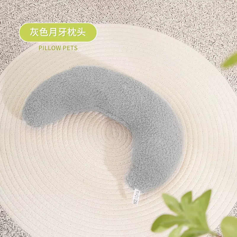 2022 New Cat Dog Pet Winter Pillow Sleep U-Shaped Throw Pillow, Comfortable Sleep Aid Cervical Spine Pet Supplies Cat Toy