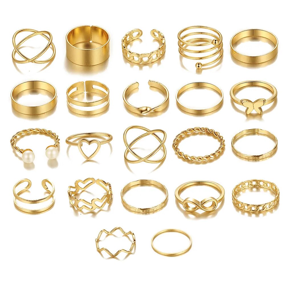 22 Pcs Ring Set