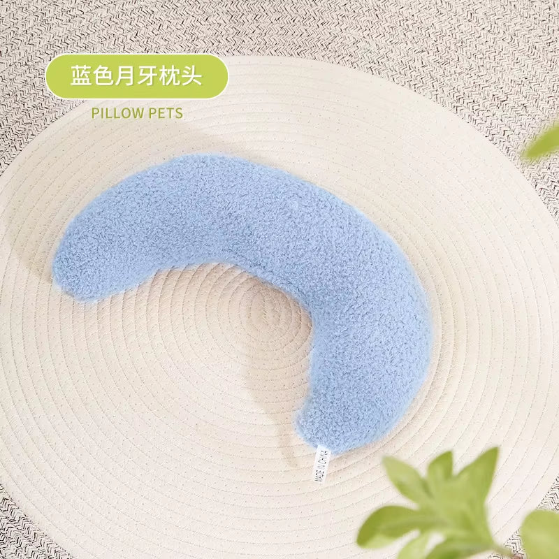 2022 New Cat Dog Pet Winter Pillow Sleep U-Shaped Throw Pillow, Comfortable Sleep Aid Cervical Spine Pet Supplies Cat Toy
