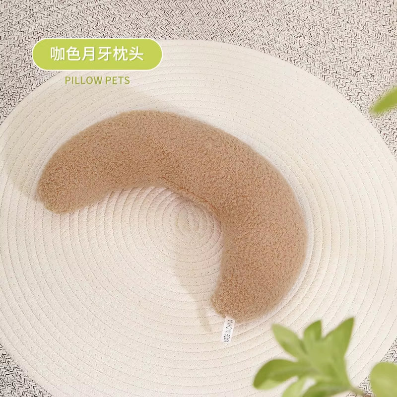2022 New Cat Dog Pet Winter Pillow Sleep U-Shaped Throw Pillow, Comfortable Sleep Aid Cervical Spine Pet Supplies Cat Toy