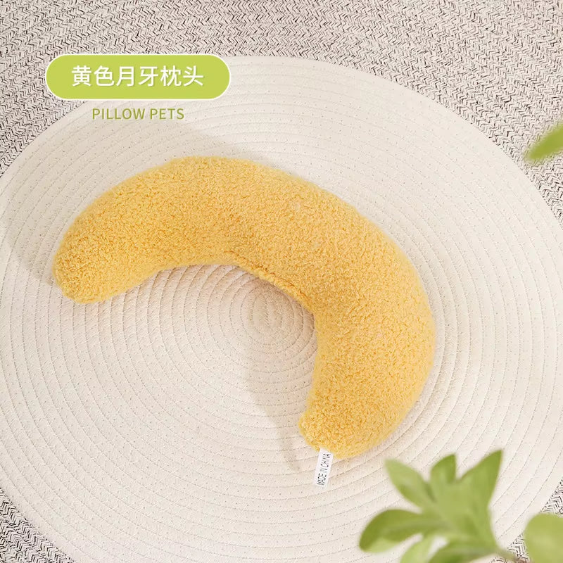 2022 New Cat Dog Pet Winter Pillow Sleep U-Shaped Throw Pillow, Comfortable Sleep Aid Cervical Spine Pet Supplies Cat Toy